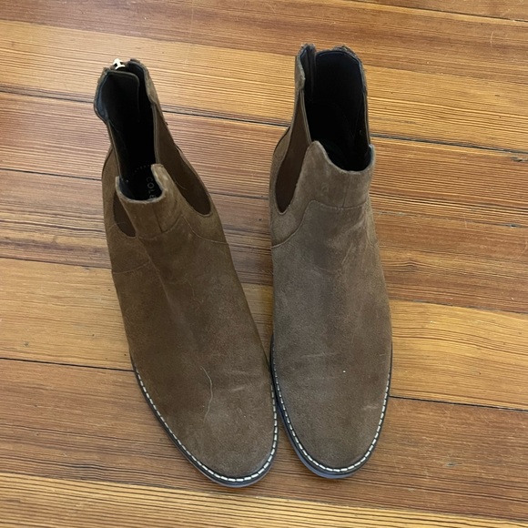 Cole Haan Reid Womens Suede Waterproof Ankle Boots - Picture 4 of 7